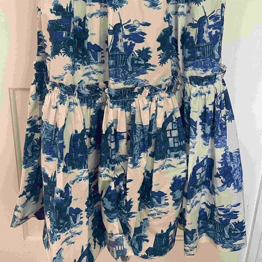Cara Cara Natasha Dress in Venetian Story Blue - Picture 3 of 6